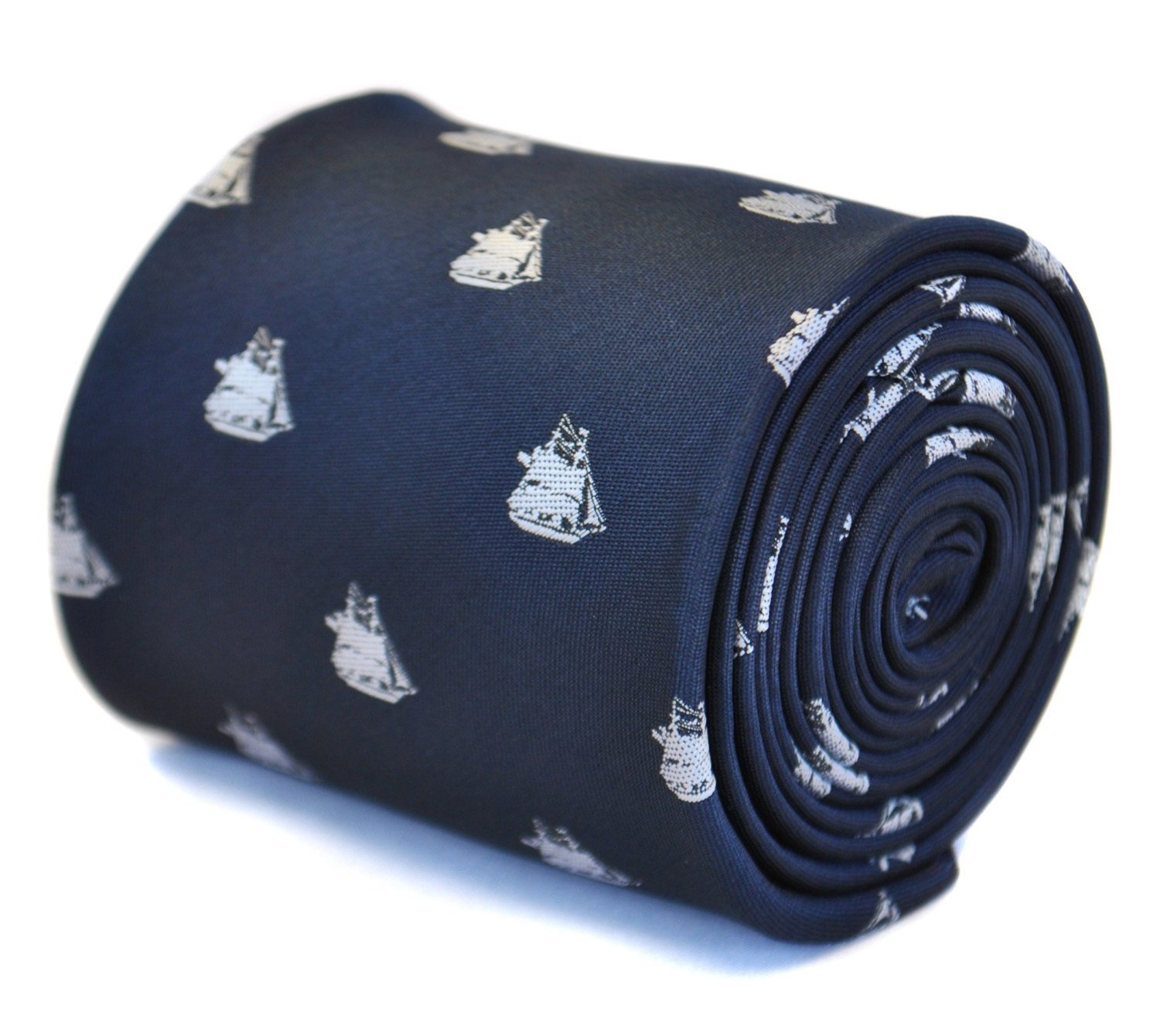 Navy Blue  Ship Tie