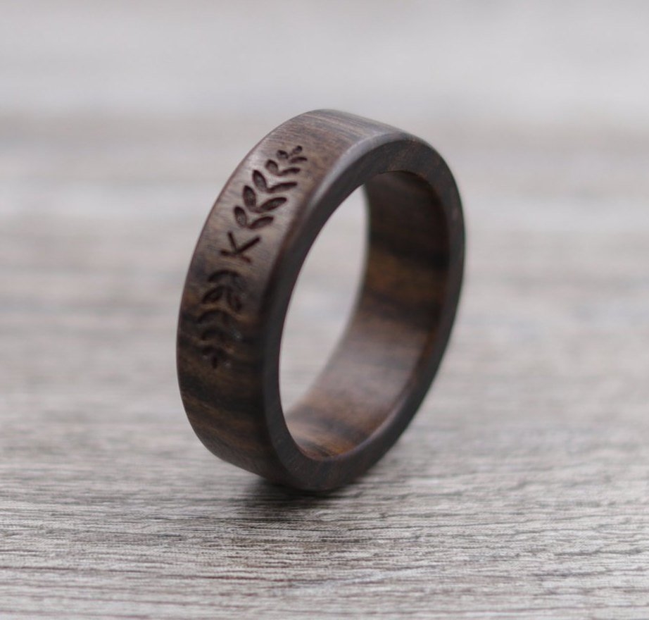 Personalized Wooden Ring