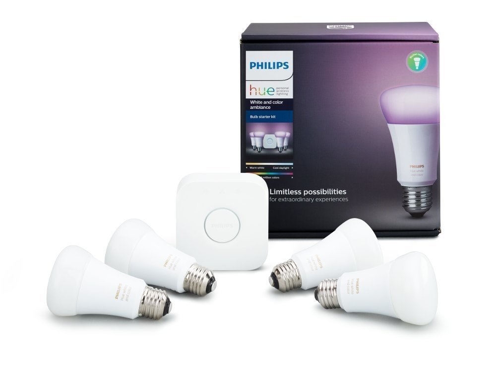 Philips Hue White and Color Ambiance LED Smart Bulb