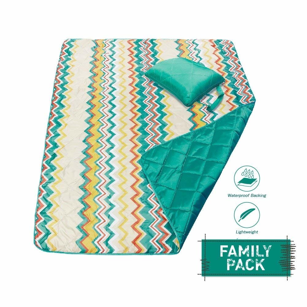 Picnic Blanket with Storage Pocket