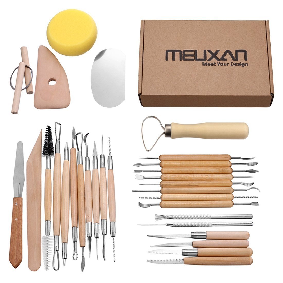 Pottery and Clay Sculpting Tool Set