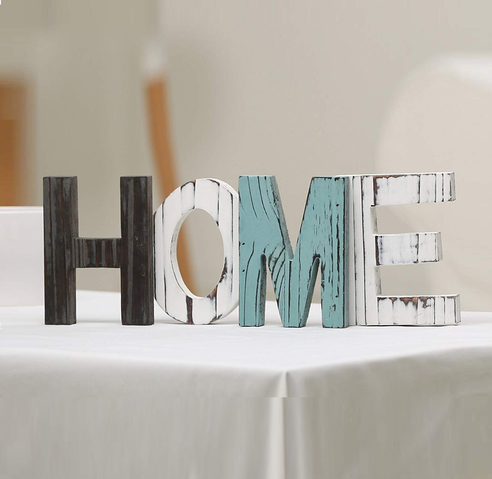 Rustic Wood HOME Decorative Sign