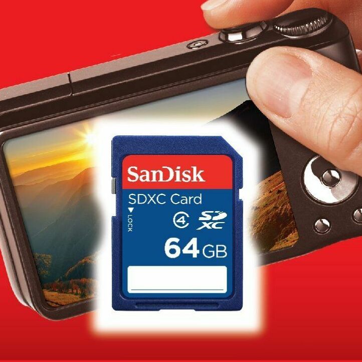 SanDisk 64GB Class 4 SDXC Flash Memory Card