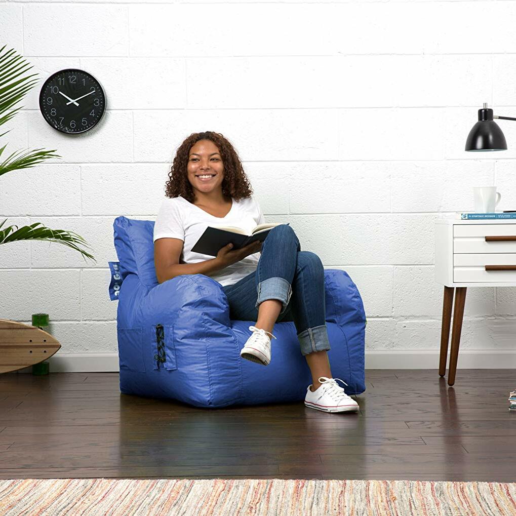 Sapphire Blue Bean Bag Chair