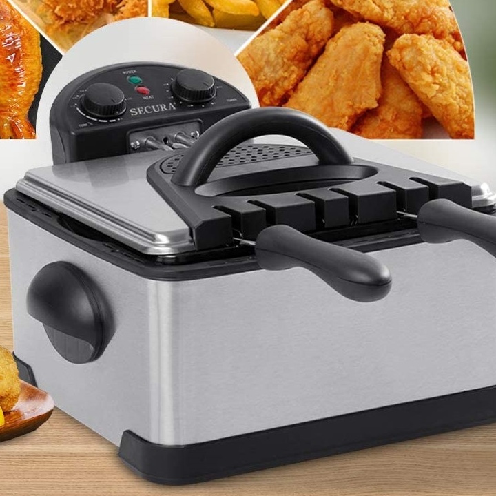 Secura Triple Basket Electric Deep Fryer