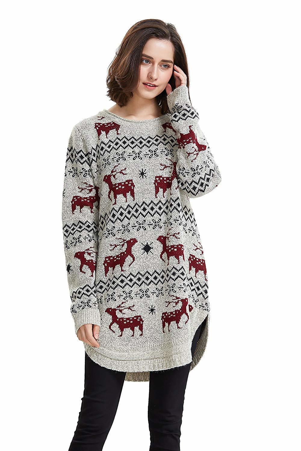 Snowflake Midi Christmas Pullover�