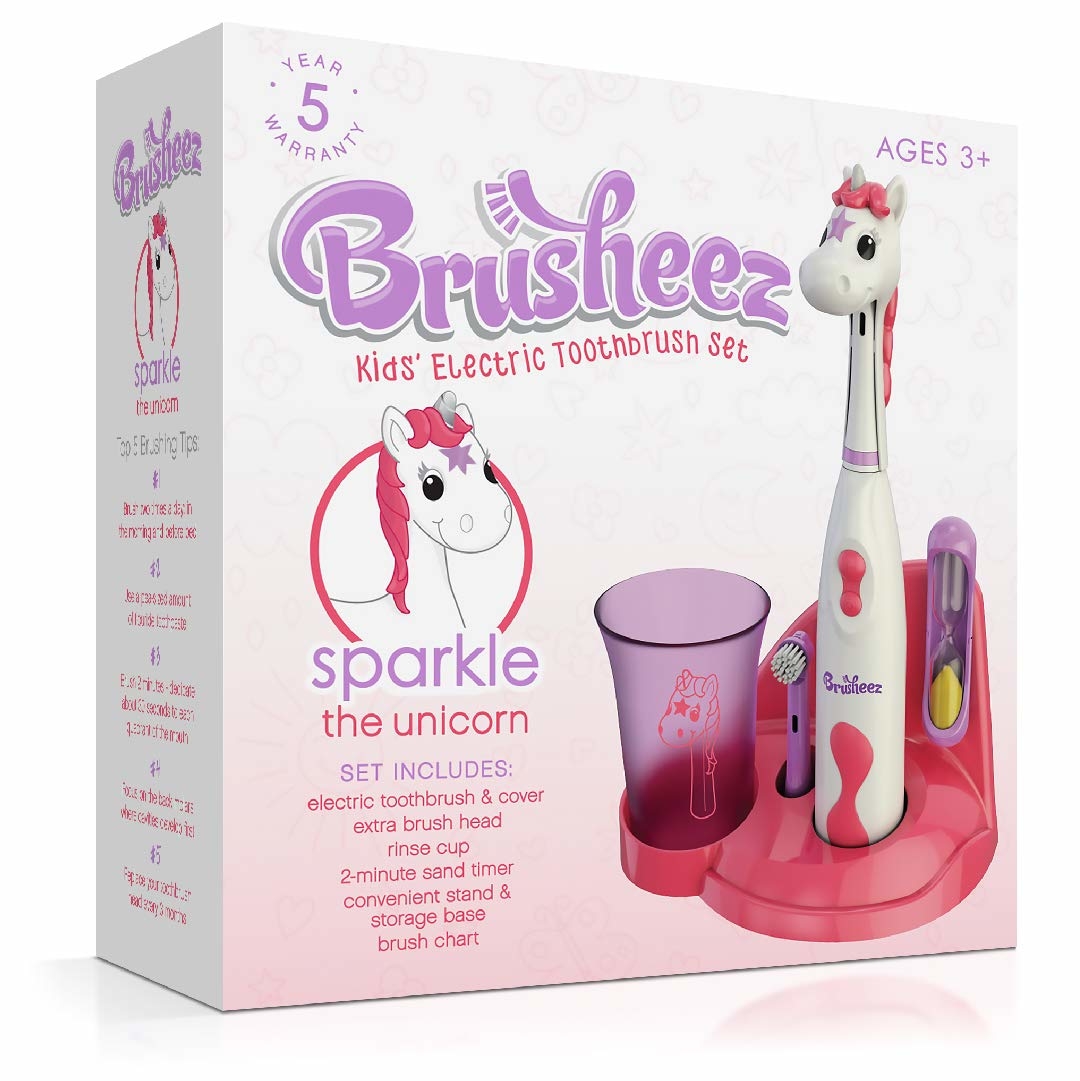 Sparkle the Unicorn Battery-Powered Toothbrush