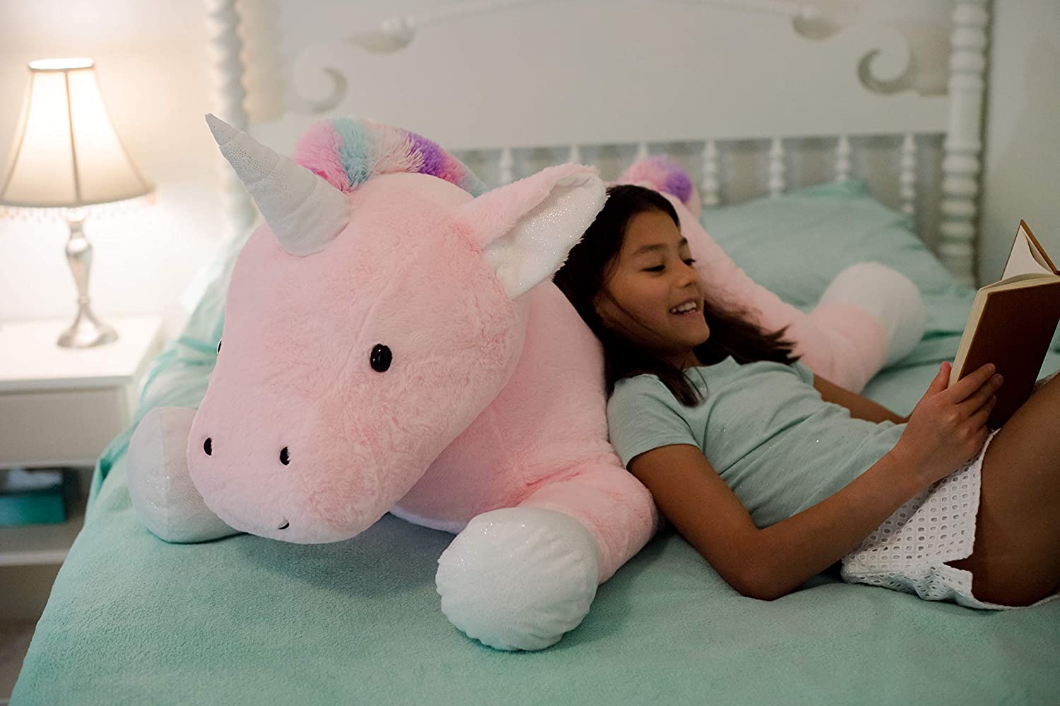 Sqoosh2Poof Jumbo Plush Unicorn