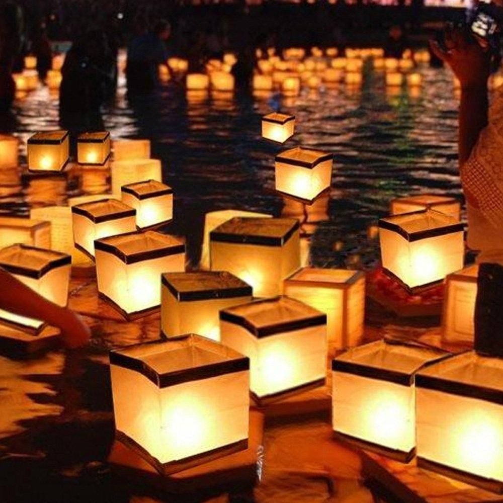 Square Chinese Floating Lanterns