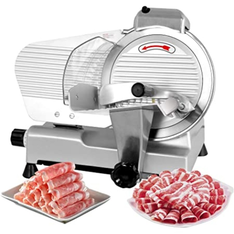 Super Deal Commercial Stainless Steel Semi-Auto Meat Slicer