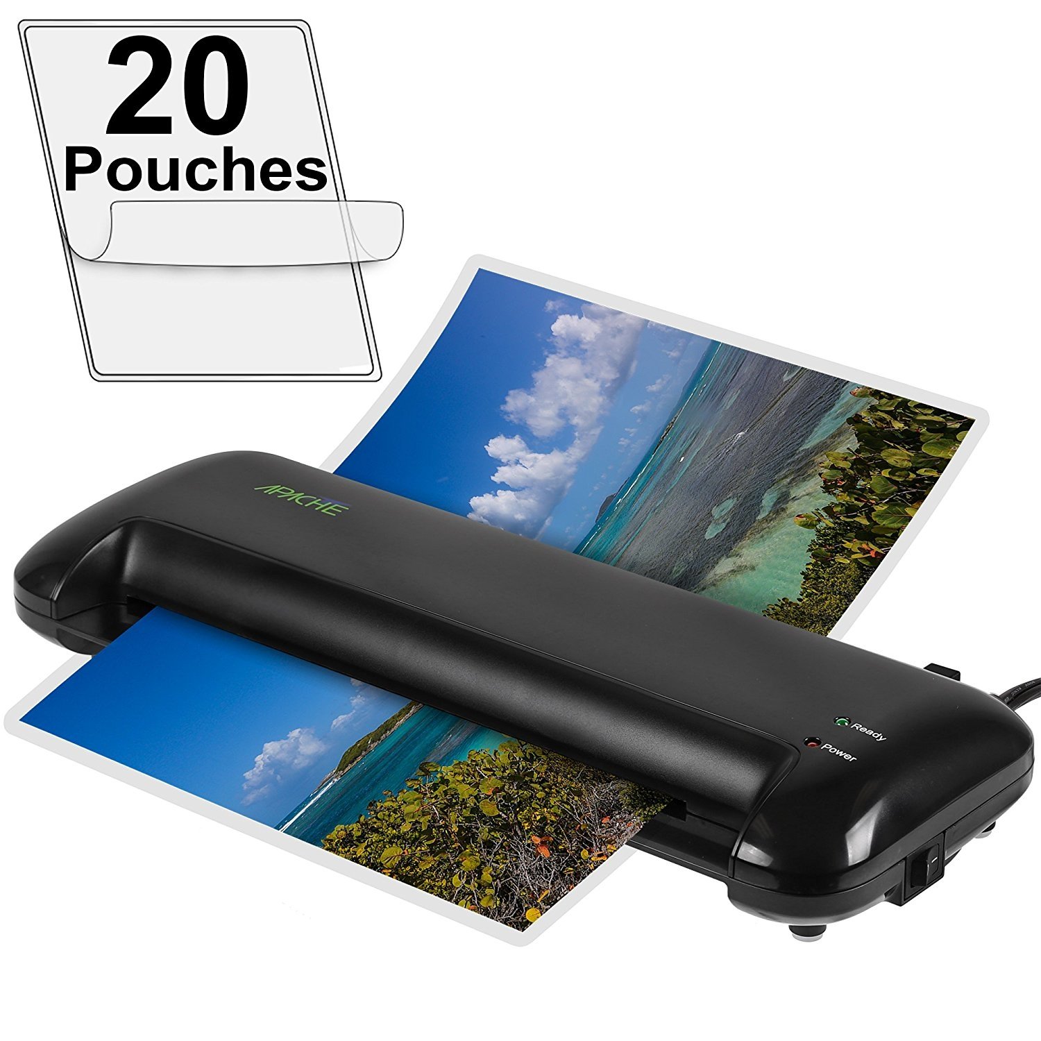 Thermal Laminator and 20 Laminator Pouches