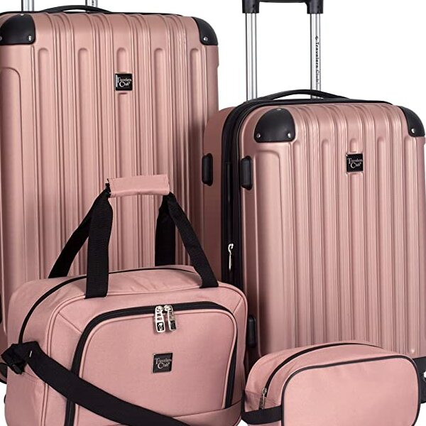 Travelers Club 4 Piece Midtown Luggage Set