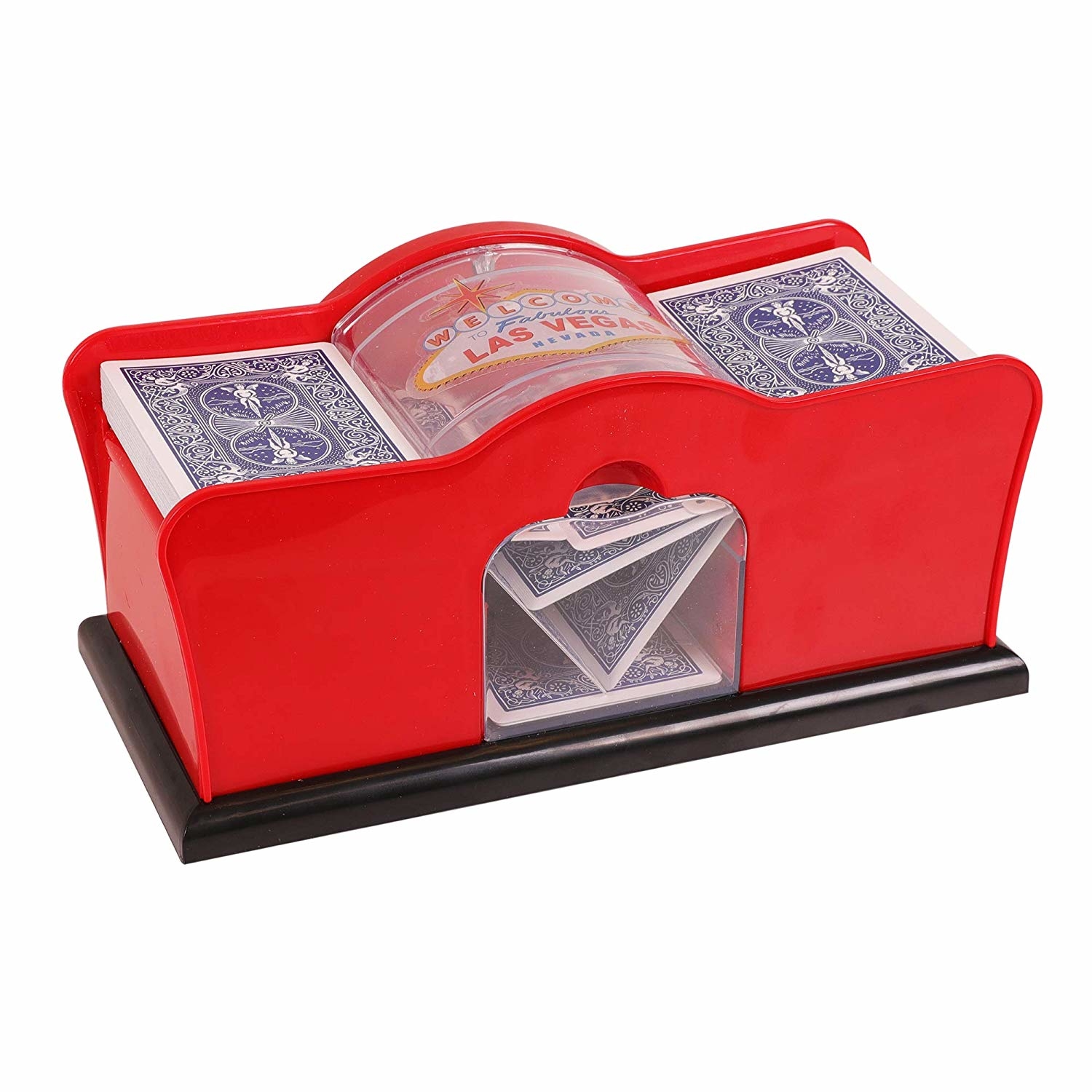 Two Deck Hand Cranked Card Shuffler 