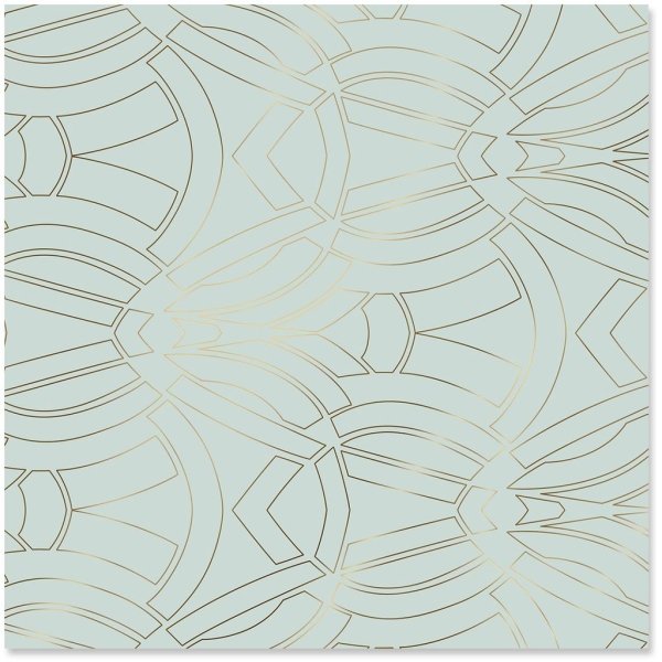 Aqua Arches Wrapping Paper Roll