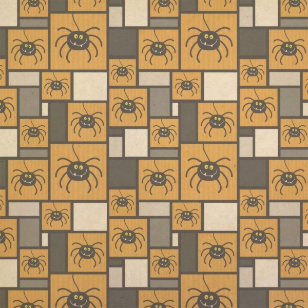 Cute Spider Halloween Wrapping Paper