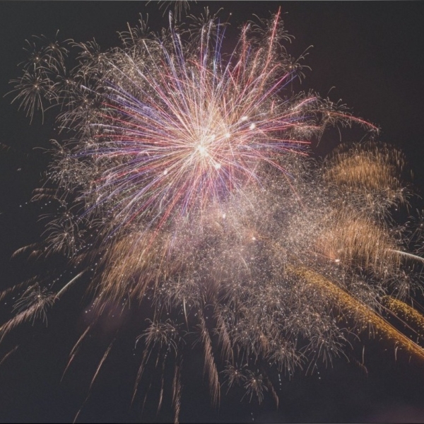 Fireworks Wrapping Paper