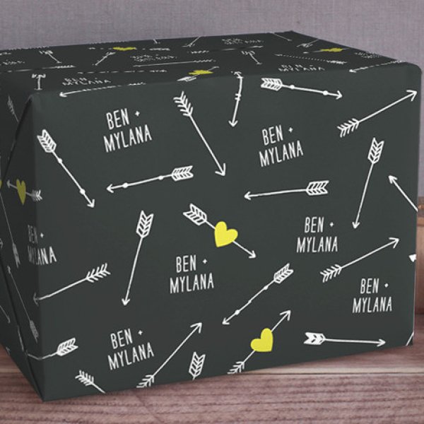 Lovestruck Personalized Gift Wrap