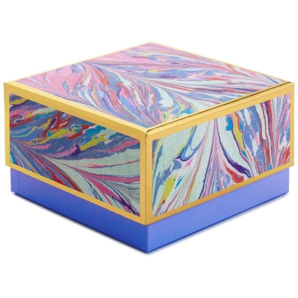 Marbled Medium Square Gift Box