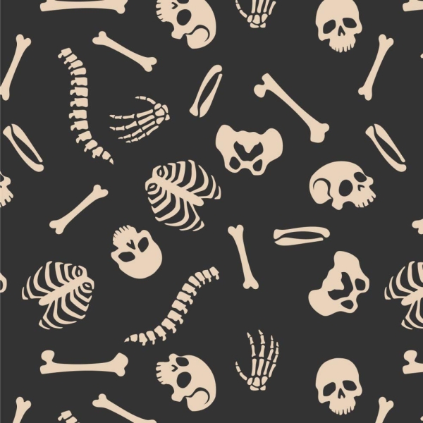 Skulls and Bones Gift Wrap