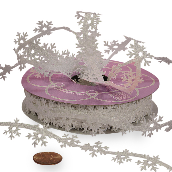 Snowflake Shaped Christmas Ribbon