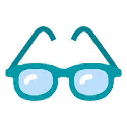 Wears glasses