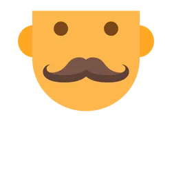 Has a Mustache